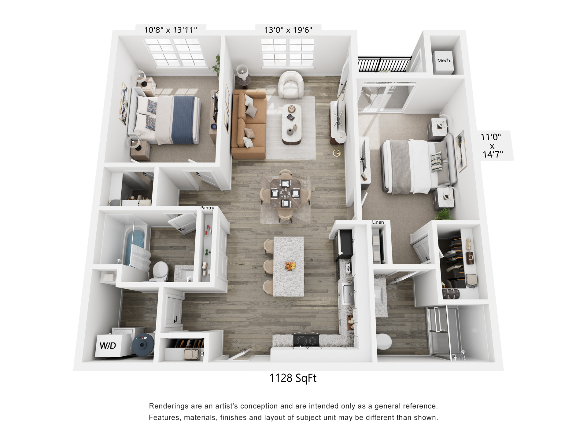 Floorplan The Airy 1