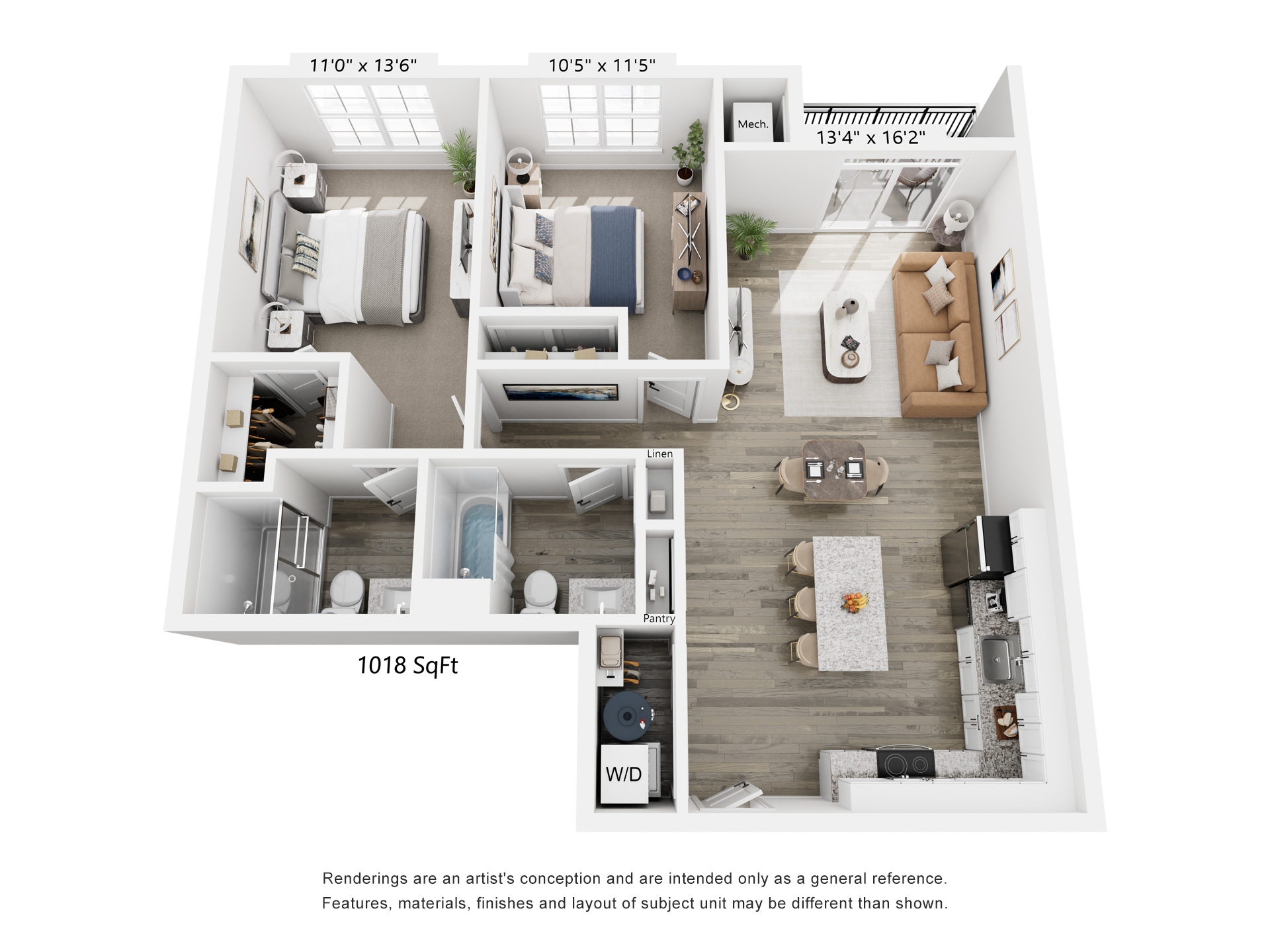 Floorplan The Mill 1