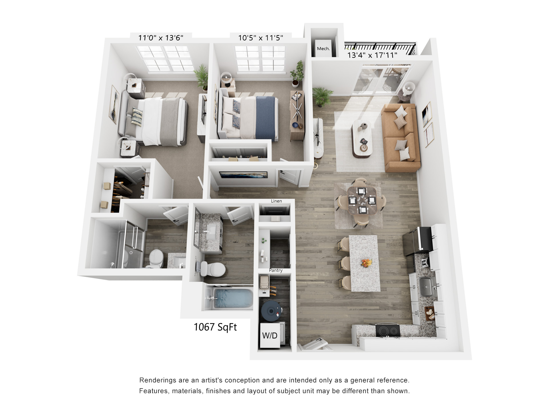 Floorplan The Mill 2